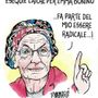 La vignetta di Paparelli per Emma Bonino