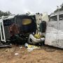 L'incidente tra i due camion di venerdì 25 settembre a Cuneo L'incidente tra i due camion di venerdì 25 settembre a Cuneo