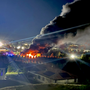 Alcune immagini dell'incendio sviluppatosi nella zona prossima al Parco Tanaro Alcune immagini dell'incendio sviluppatosi nella zona prossima al Parco Tanaro