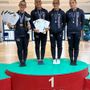 Le atlete di Cuneoginnastica Jennifer Pancera, Alissa Frakulla, Sara Hadouz e Vera Giraudo