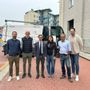 Il sindaco Gatto con Enrico Truffa Giachet, Diego Bruno, Lisa Boni San Germano e Fabio Massetti, Gianluca Piu Il sindaco Gatto con Enrico Truffa Giachet, Diego Bruno, Lisa Boni San Germano e Fabio Massetti, Gianluca Piu