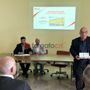 Immagine dell'incontro del settebre 2024 sull'ospedale di Ceva con l'assessore Riboldi, il sindaco Mottinelli e il dg Asl Cn1 Guerra