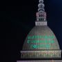 31 luglio: la scritta proiettata sulla facciata della Mole Antonelliana a Torino dal movimento Extinction Rebellion 31 luglio: la scritta proiettata sulla facciata della Mole Antonelliana a Torino dal movimento Extinction Rebellion