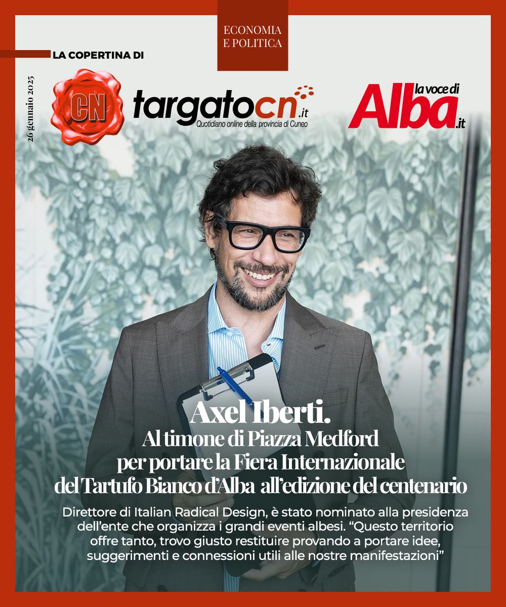 Axel Iberti, tre impegni e un desiderio: "Rinsaldare l’amore degli albesi per Vinum e la Fiera del Tartufo"