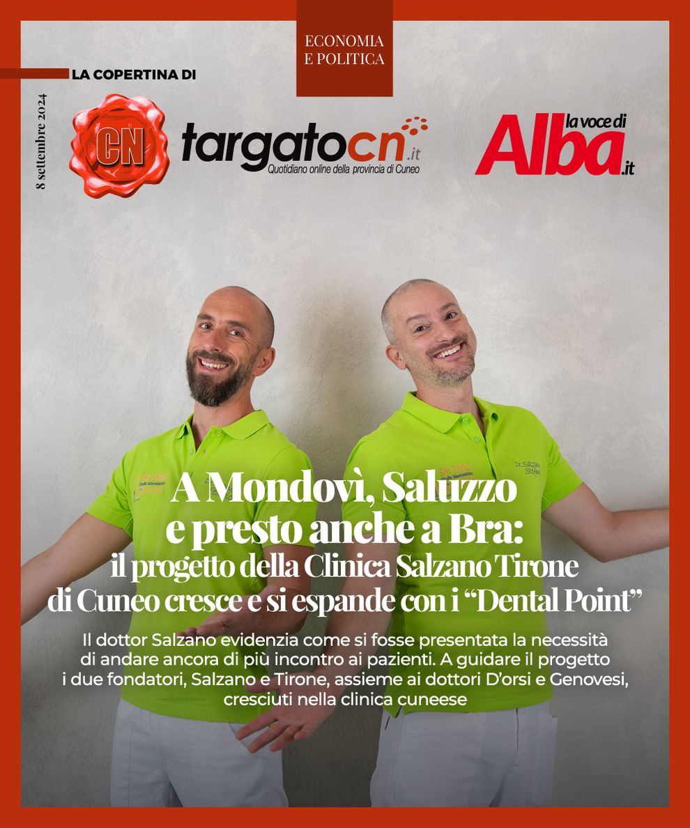 A Mondovì, Saluzzo e presto anche a Bra: il progetto della Clinica Salzano Tirone di Cuneo cresce e si espande con i "Dental Point"