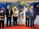 Tutti i presidenti Rotary durante le premiazioni Tutti i presidenti Rotary durante le premiazioni