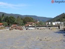 Il ponte sulla 582 nei giorni dopo l'alluvione