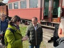 L'assessore Vignale al Museo Ferroviario di Savigliano