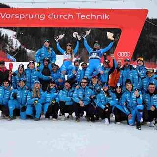 La squadra italiana a Kvitfjell La squadra italiana a Kvitfjell
