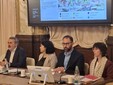 Alcuni momenti dell'incontro tenuto ieri presso la sede della Camera di Commercio di Cuneo