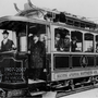 Un tram elettrico a Torino (1896) - archivio ATTS Un tram elettrico a Torino (1896) - archivio ATTS