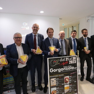 A Torino la presentazione della Sagra del Gorgonzola di Cavallermaggiore [FOTO E VIDEO]