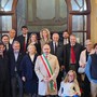 La foto di gruppo con gli insigniti