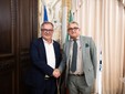 Alcuni momenti dell'incontro tenuto ieri presso la sede della Camera di Commercio di Cuneo