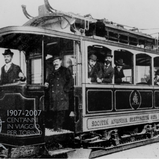 Un tram elettrico a Torino (1896) - archivio ATTS Un tram elettrico a Torino (1896) - archivio ATTS