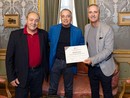 Il campione italiano della pesca alla mosca Domenico Taricco in Consiglio Regionale