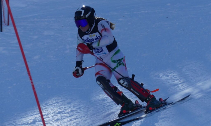 SCI ALPINO / Campionati italiani Children, Benedetta Rosa Ranieri dello sci club Limone conquista l'oro nel gigante Allieve