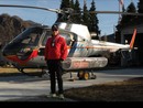Il pilota di elicotteri Davide Giorda