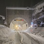 Il tunnel chiuso per neve Il tunnel chiuso per neve