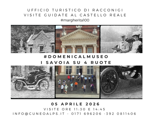 Pasqua al Castello di Racconigi alla scoperta della passione peri motori dei membri di Casa Savoia