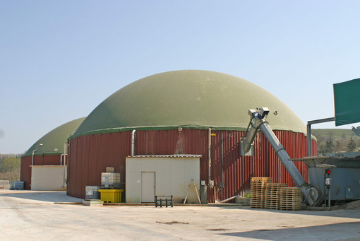 Un impianto a biogas