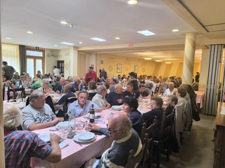 Un momento di convivialità durante la giornata di ritrovo Fipsas a Norea Un momento di convivialità durante la giornata di ritrovo Fipsas a Norea