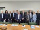 Nella foto, da sinistra, presenti all’incontro: l’amministratore delegato di Symed e del Poliambulatorio San Paolo di Alba, Luciano Cane, il vice direttore ACA Silvia Anselmo, il direttore di Ascom Fossano Paolo Germiniasi, il direttore di Ascom Savigliano e vice presidente Symed Giulio Giletta, il direttore ACA Fabrizio Pace, il presidente Symed Camillo Scimone, il direttore di Ascom Bra e vice presidente Symed Luigi Barbero, il presidente ACA Giuliano Viglione, il responsabile commerciale Symed Federico Borsotto, la funzionaria di Ascom Bra Luisa Mazzucato e Agostino Gribaudo, già presidente di Ascom Savigliano.