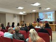 Un momento dell'intervento del direttore Pace