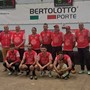 Nella foto (Ufficio Stampa Bocciofila) la compagine dell’Auxilium Bertolotto Porte Saluzzo rimasta nella serie A del volo