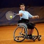Lorenzo Politanò in azione al Tennis Villa Carpena (Foto Fitp)
