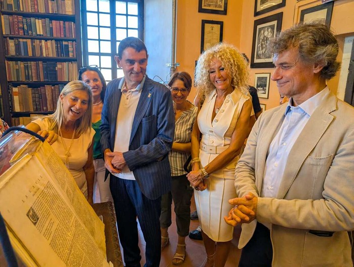 A Fossano col sindaco Dario Tallone e la Natascia Chiarlo A Fossano col sindaco Dario Tallone e la Natascia Chiarlo