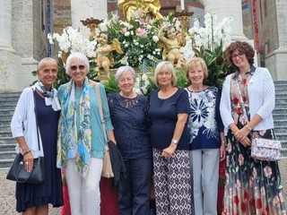 In foto alcuni momenti della festa patronale di Madonna dei Fiori, a Bra