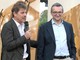 Il presidente del gruppo albese Giuseppe Miroglio con Giuseppe Lano, amministratore delegato di Sublitex (Ph. Mauro Gallo Fotografo)