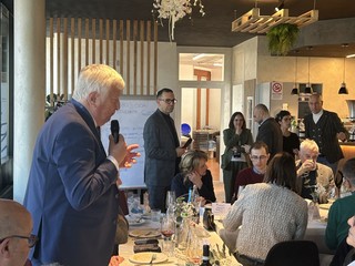 Nelle foto alcuni momenti del lunch tenuto al ristorante del Country Club di Cuneo