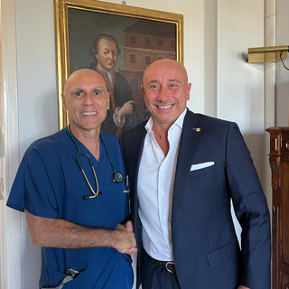 Da sinistra, Lauria e Tranchida Da sinistra, Lauria e Tranchida