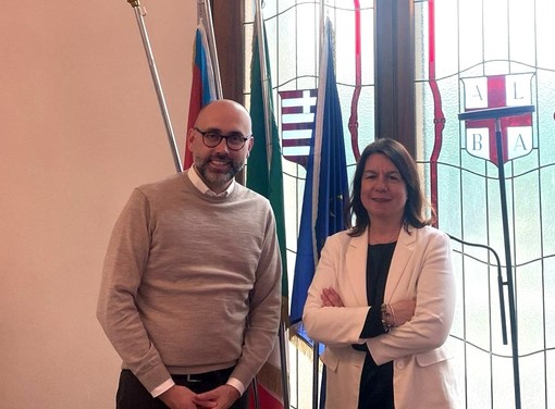 L’incontro tra il presidente Robaldo e Aurelia Isoardi, nuova presidente dei Commercialisti di Cuneo