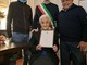 L'omaggio dell'Amministrazione comunale per il lusinghiero traguardo L'omaggio dell'Amministrazione comunale per il lusinghiero traguardo