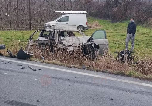In tarda mattinata l'incidente sulla Provinciale 662