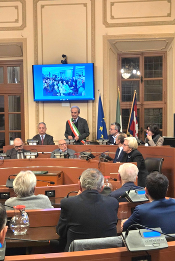 Un momento della seduta