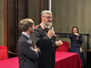 Alcuni momenti della cerimonia tenuta in Sala Consiglio Alcuni momenti della cerimonia tenuta in Sala Consiglio
