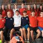 I cinque portacolori della ValleBelbo Sport con il Team Dimensione Nuoto