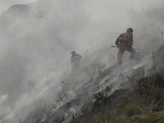Le immagini dall'incendio boschivo di Valdieri, uno dei quattordici in corso in Piemonte in queste ore Le immagini dall'incendio boschivo di Valdieri, uno dei quattordici in corso in Piemonte in queste ore