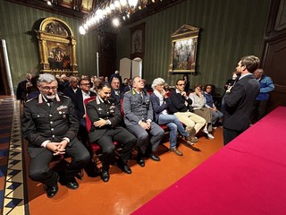 Alcuni momenti della cerimonia tenuta in Sala Consiglio Alcuni momenti della cerimonia tenuta in Sala Consiglio