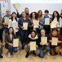 La consegna degli attestati a chi ha frequentato gli ultimi corsi di Apro La consegna degli attestati a chi ha frequentato gli ultimi corsi di Apro