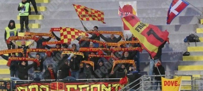 Tifoseria Bra Font al Giuseppe Sivori di Sestri Levante (Credit foto Sport People) Tifoseria Bra Font al Giuseppe Sivori di Sestri Levante (Credit foto Sport People)