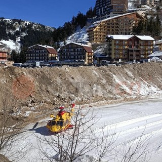 Tredicenne si infortuna, elisoccorso sulle piste di Prato Nevoso Tredicenne si infortuna, elisoccorso sulle piste di Prato Nevoso