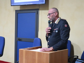 Alcuni momenti della presentazione tenuta ieri