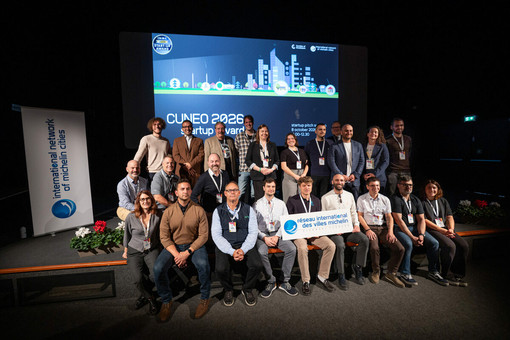 I rappresentanti delle 12 startup al Cinema Monviso di Cuneo al secondo INMC Startup Award, il concorso internazionale dedicato alle startup promosso dai membri del Corridor of Incubators (COI) I rappresentanti delle 12 startup al Cinema Monviso di Cuneo al secondo INMC Startup Award, il concorso internazionale dedicato alle startup promosso dai membri del Corridor of Incubators (COI)