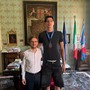 Riccardo Pavese col sindaco albese Alberto Gatto Riccardo Pavese col sindaco albese Alberto Gatto
