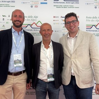 Il presidente Dovetta, al centro, coi due nuovi nominati